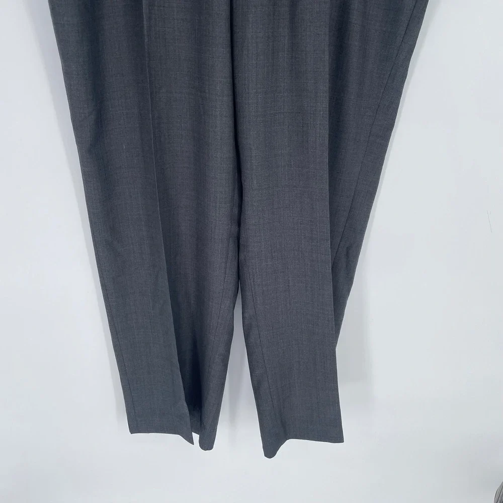 Perry Ellis Portfolio Luxe Premium Performance Modern Dress Pant 42x30 Gray NWT‎